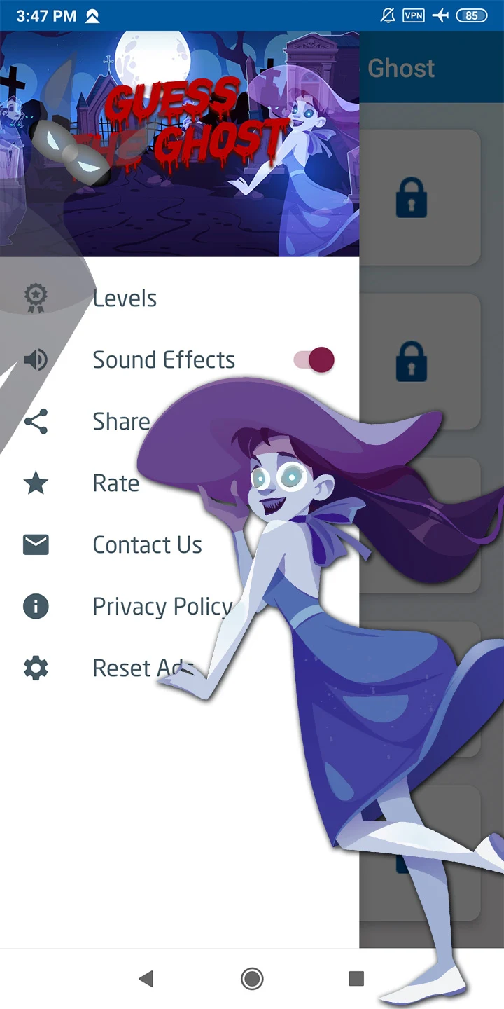 Guess the Ghost Quiz Game screenshot