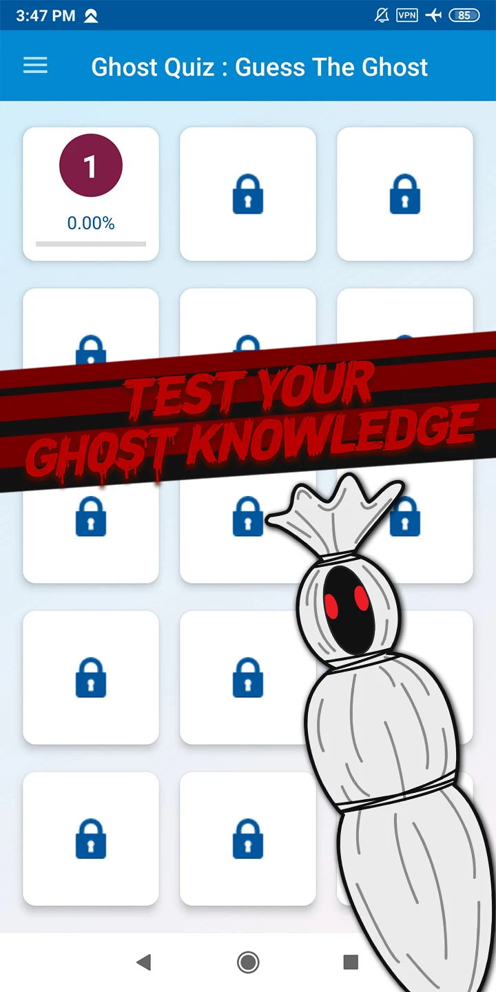 Guess the Ghost Quiz Game screenshot