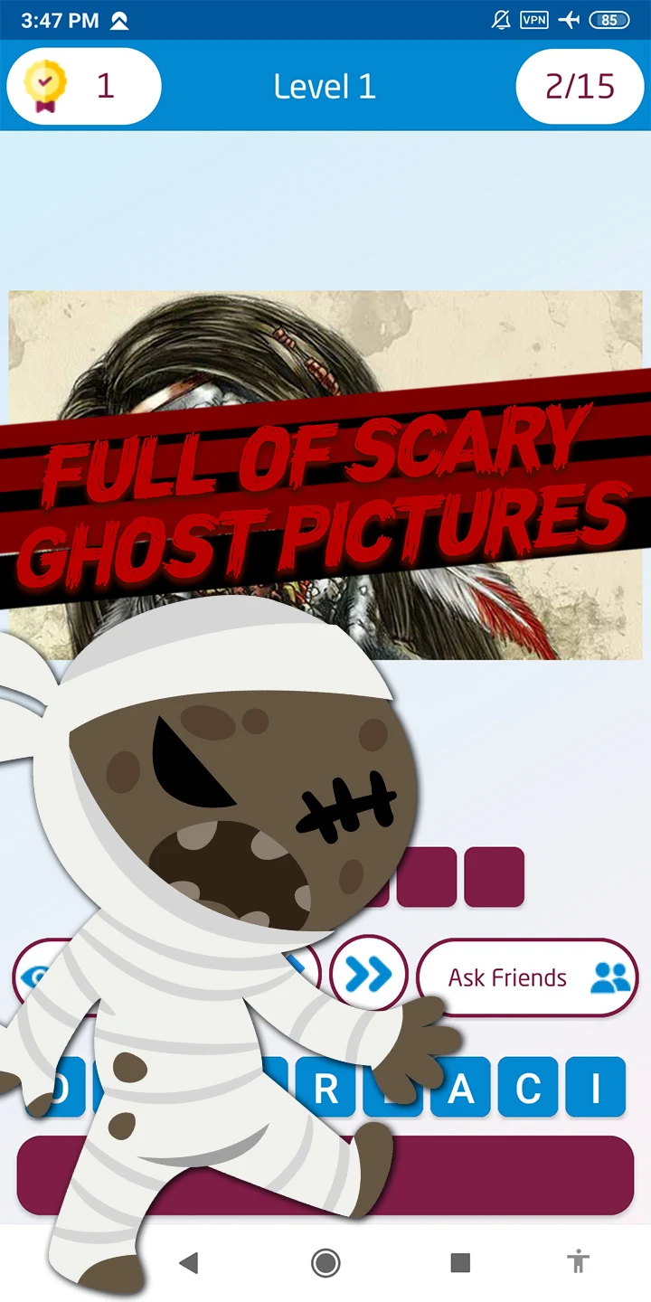 Guess the Ghost Quiz Game screenshot